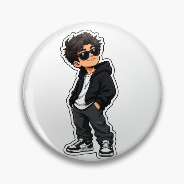 Item preview, Cool Guy Sticker Style Character Art designed and sold by PriyankaSonara.