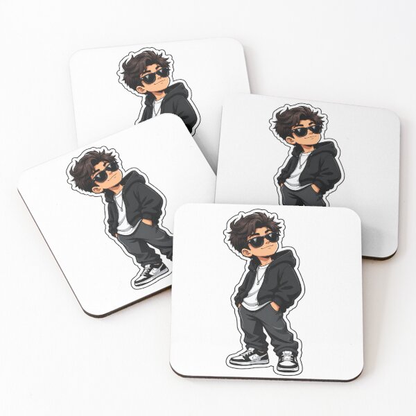 Item preview, Cool Guy Sticker Style Character Art designed and sold by PriyankaSonara.