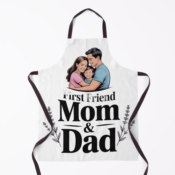 Item preview, First Friend Mom & Dad - Heartwarming Mother's Day Tribute Tee designed and sold by TaimToons.