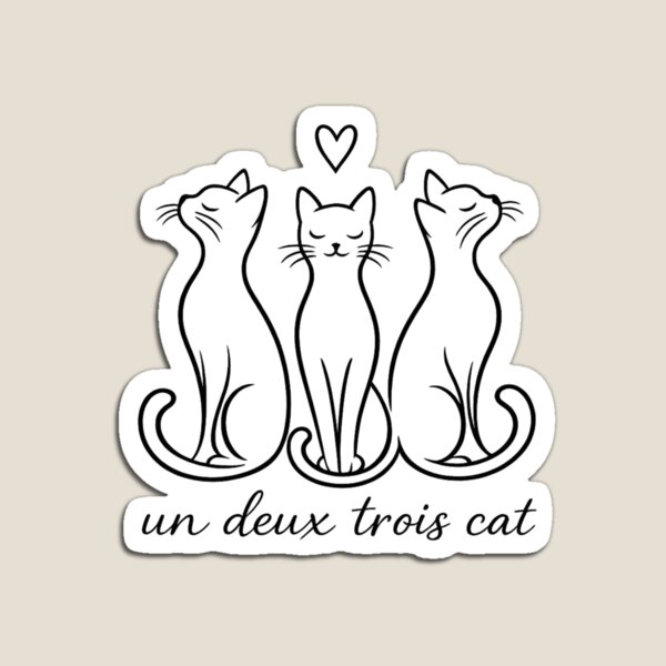 Item preview, Perfect gift for cat's lovers one two three cat  designed and sold by BigLove Animals.
