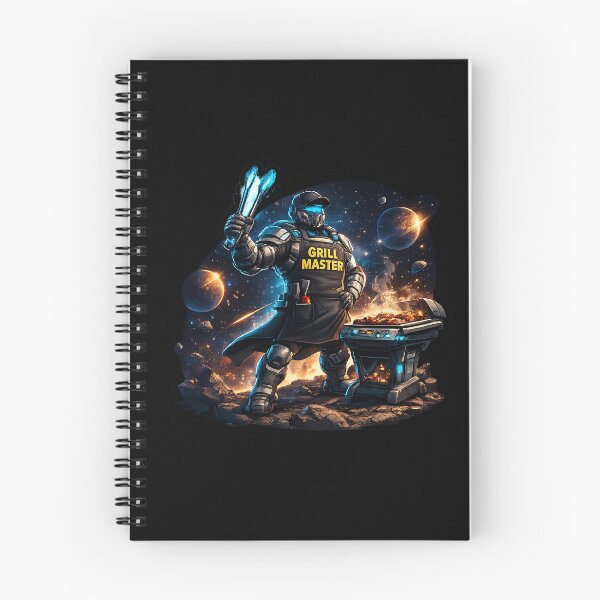 Item preview, Epic Sci-Fi Astronaut Grill Master in Space BBQ Sticker designed and sold by FestivityFinds.