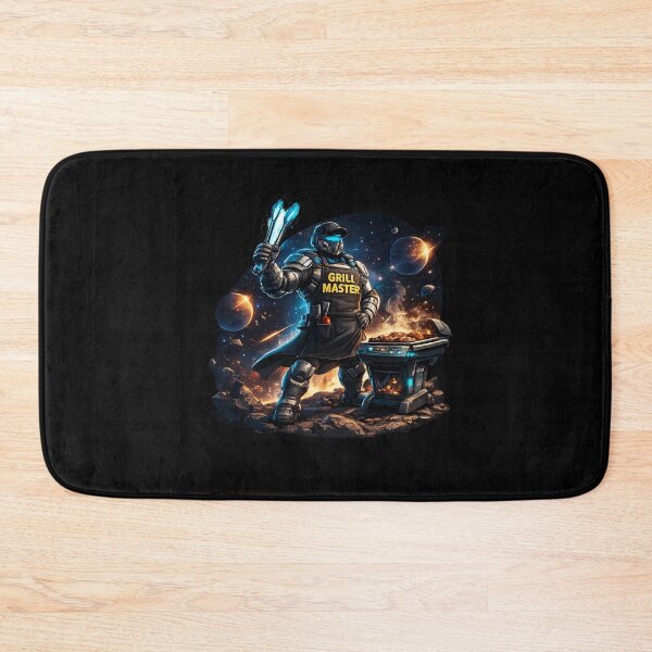 Item preview, Epic Sci-Fi Astronaut Grill Master in Space BBQ Sticker designed and sold by FestivityFinds.