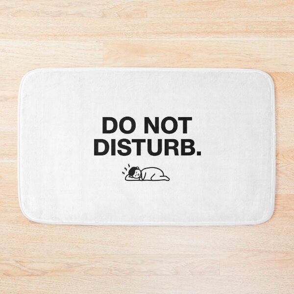 Item preview, Do Not Disturb Funny Introvert Sleeping Mood Design designed and sold by Kavya Art.