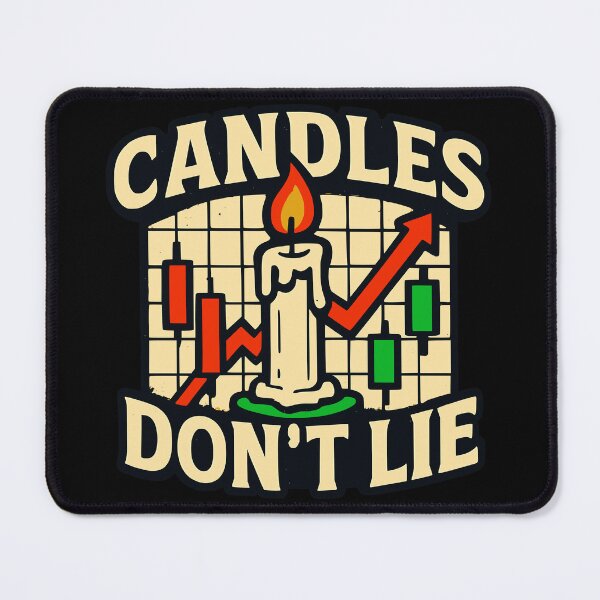 Item preview, Candles Don't Lie - Trust the Chart designed and sold by Riskt8ker Shop.