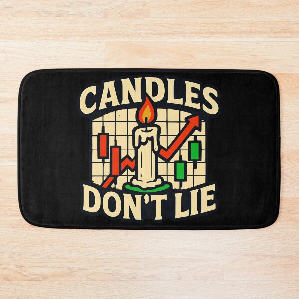 Item preview, Candles Don't Lie - Trust the Chart designed and sold by Riskt8ker Shop.