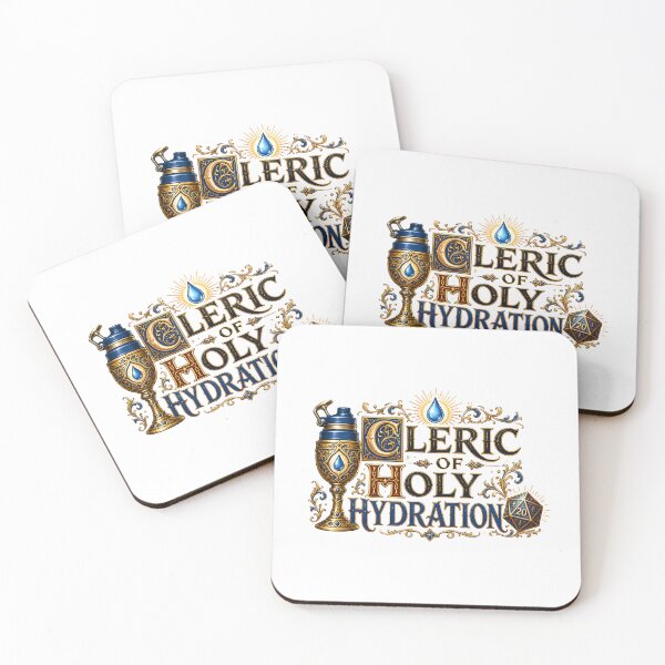 Item preview, Cleric Of Holy Hydration Tabletop RPG Gamer Dice designed and sold by Fenay Designs.