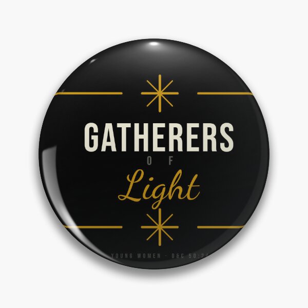 Item preview, Gatherers of Light LDS Young Women Shirt - Dark Shirt Edition | Christian Youth Group Tee | Inspirational Faith Apparel designed and sold by Willow Place Design.