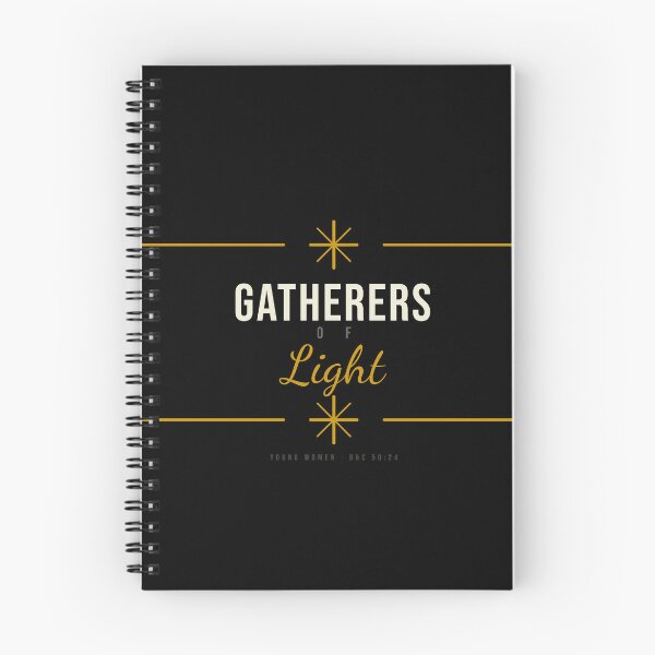 Item preview, Gatherers of Light LDS Young Women Shirt - Dark Shirt Edition | Christian Youth Group Tee | Inspirational Faith Apparel designed and sold by Willow Place Design.