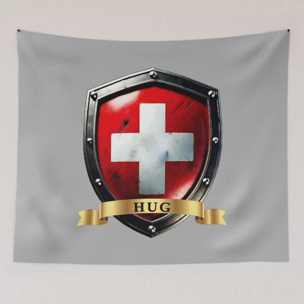 Artikelvorschau, Umarmung Schweiz-Kulturerbeschild entworfen und verkauft von Highlandkings.