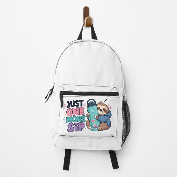 Item preview, Just One More Sip Funny Sloth Hydration designed and sold by Fenay Designs.