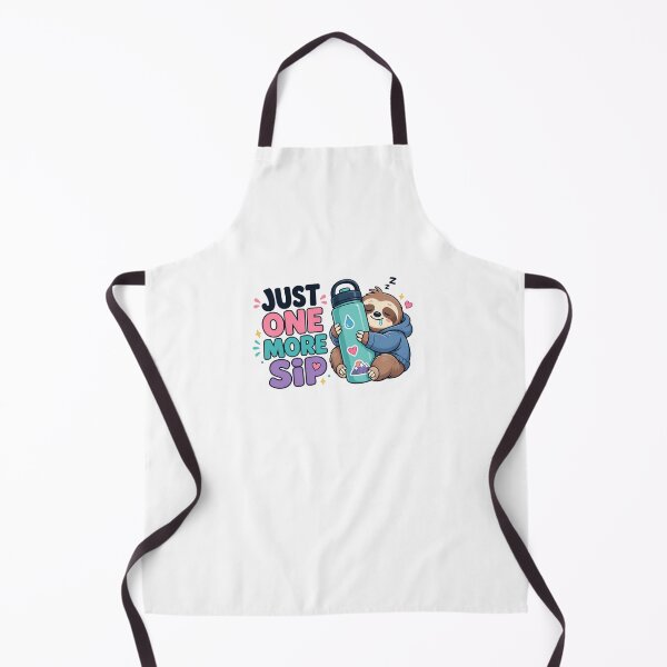 Item preview, Just One More Sip Funny Sloth Hydration designed and sold by Fenay Designs.