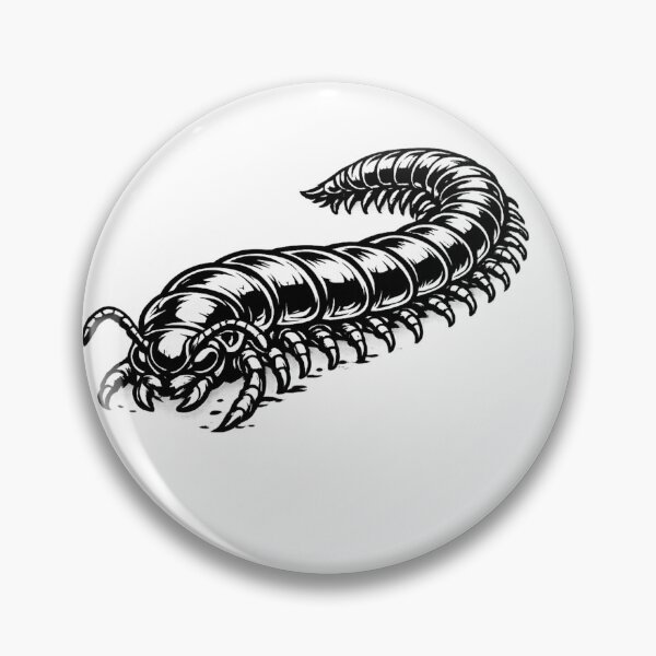 Item preview, Centipede - Bold Line Realistic Illustration designed and sold by Minimalisticaly.