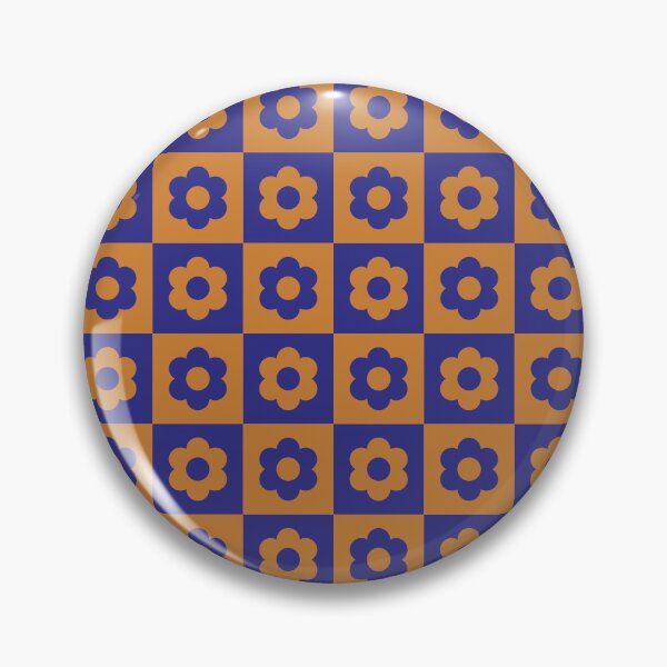 Item preview, Bronze & cosmic cobalt floral mosaic designed and sold by Mint + Midnight.