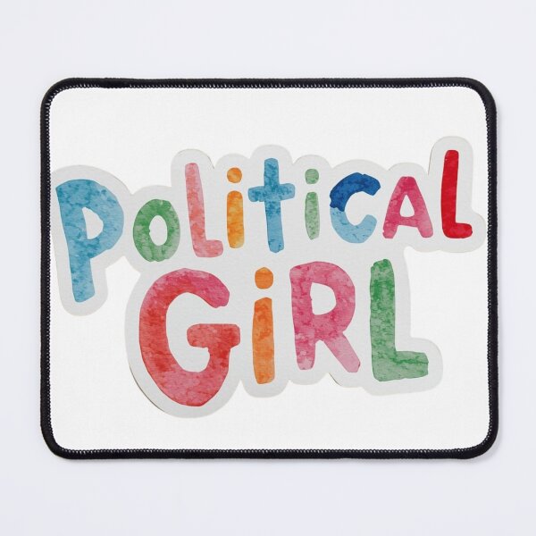 Item preview, Political Gril Rainbow Text  designed and sold by PamLeeDesign.