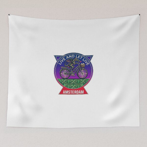 Item preview, Ámsterdam: Vive y deja vivir designed and sold by maniacdesignz11.