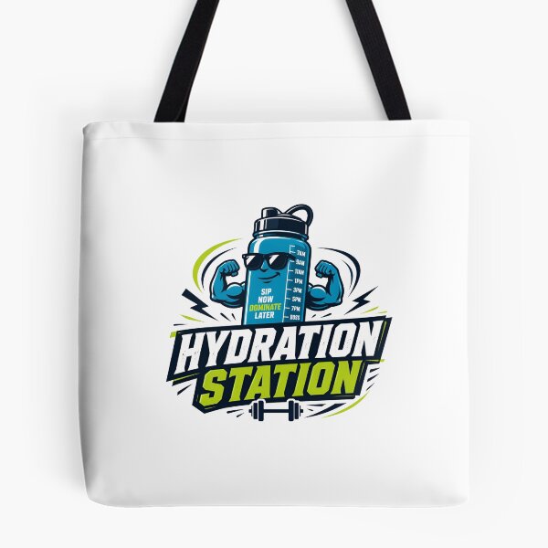Item preview, Hydration Station Sip Now Dominate Later Boss Gym designed and sold by Fenay Designs.