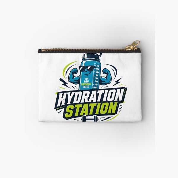 Item preview, Hydration Station Sip Now Dominate Later Boss Gym designed and sold by Fenay Designs.