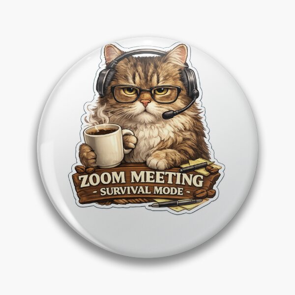 Item preview, Zoom Meeting Survival Mode designed and sold by SparkVault.