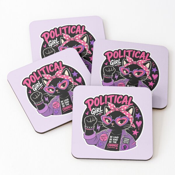Item preview, Political Gril Cat  designed and sold by PamLeeDesign.