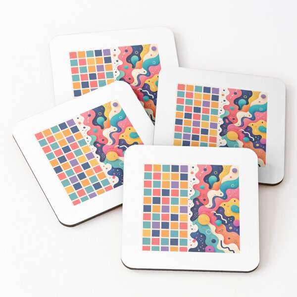Item preview, Order Vs Chaos Abstract Grid design designed and sold by TheGiggleGrid.
