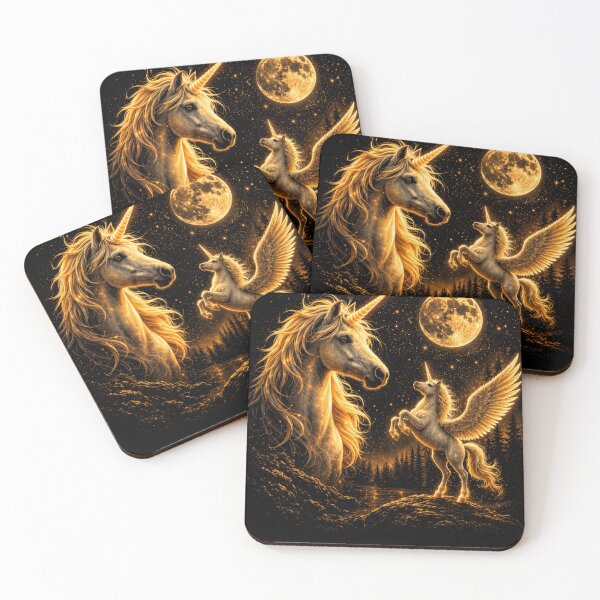 Item preview, Unicorn Howling to The Moon Vintage 90s Retro Unicorn Vintage designed and sold by will freed18.