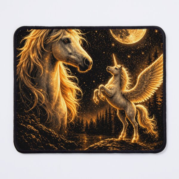 Item preview, Unicorn Howling to The Moon Vintage 90s Retro Unicorn Vintage designed and sold by will freed18.