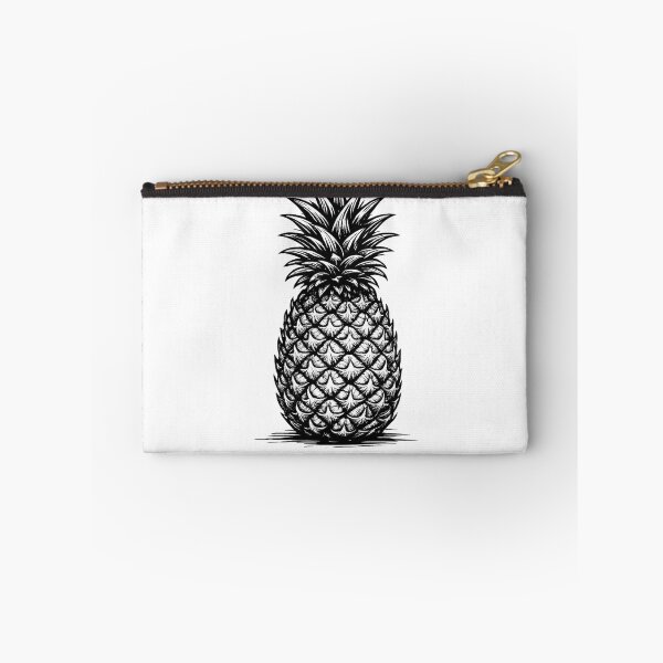 Item preview, Pineapple - Bold Line Realistic Illustration designed and sold by Minimalisticaly.