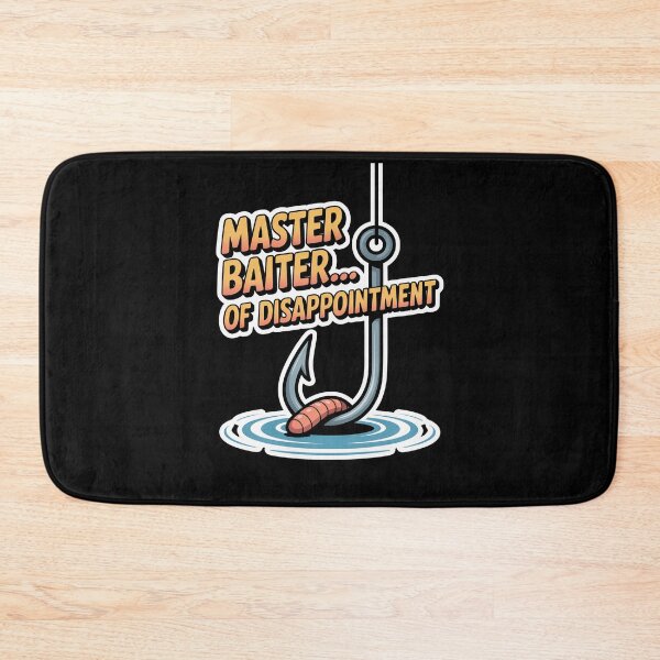 Item preview, Master Baiter Of Disappointment Funny Fishing Sticker Humor Gift designed and sold by FestivityFinds.