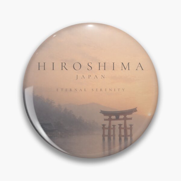 Item preview, Hiroshima Floating Torii Gate Misty Sunset Japan Print designed and sold by SILENT JAPAN.
