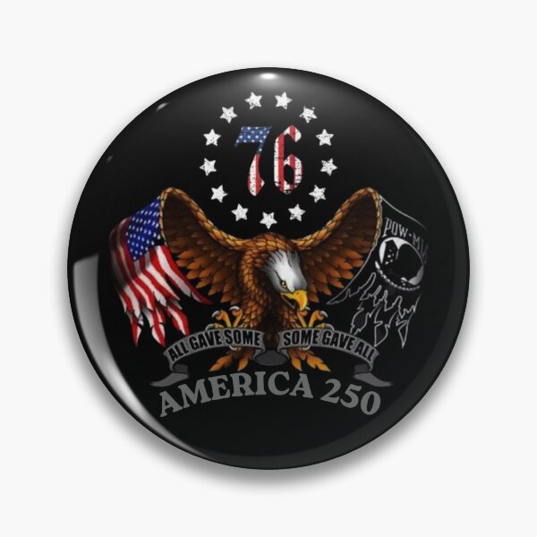 Item preview, America 250 Eagle Flag POW MIA — Patriotic 4th of July Anniversary  designed and sold by DopeTeezCompany.