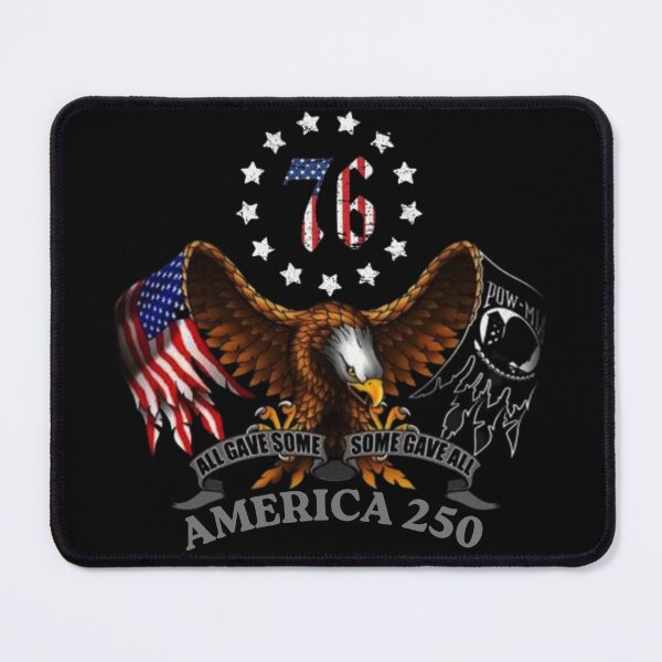 Item preview, America 250 Eagle Flag POW MIA — Patriotic 4th of July Anniversary designed and sold by DopeTeezCompany.