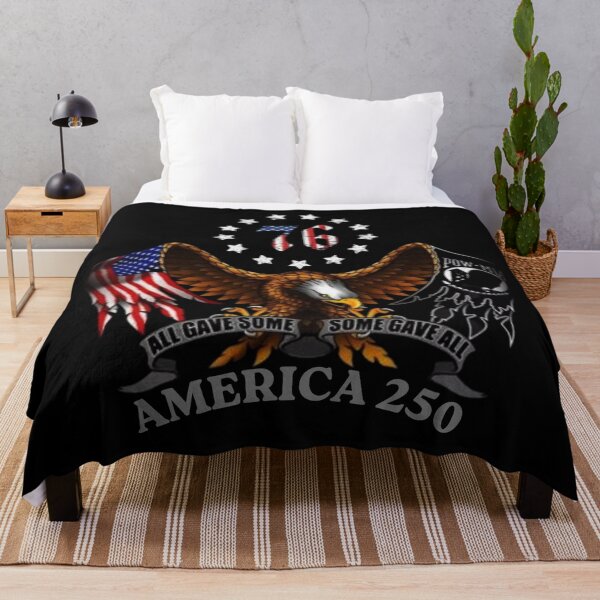 Item preview, America 250 Eagle Flag POW MIA — Patriotic 4th of July Anniversary designed and sold by DopeTeezCompany.