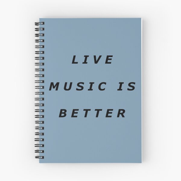 Item preview, Live Music Is Better Tee - Black Text designed and sold by RedHillDigital.