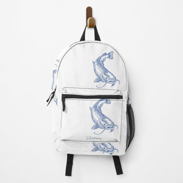 Item preview, Indigo Blue Siluriformes Catfish Illustration designed and sold by Theselinara.