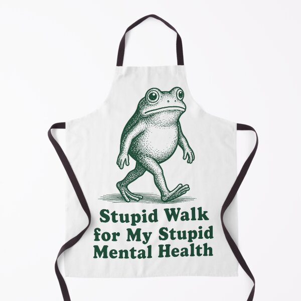 Item preview, Stupid Walk Frog Meme, Funny Mental Health Humor designed and sold by will freed18.