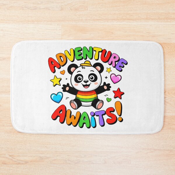 Aperçu de l'œuvre L'aventure vous attend, Panda Bear créée et vendue par SteezeeStore.