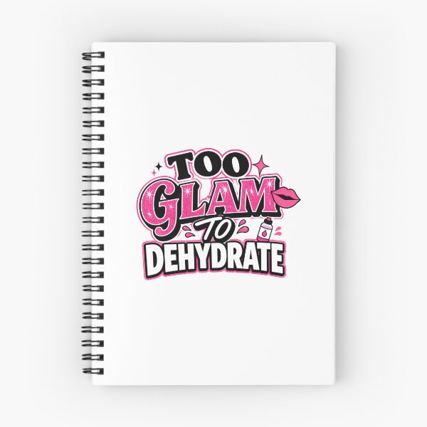 Item preview, Too Glam To Dehydrate Sassy Pink Glitter Lips designed and sold by Fenay Designs.