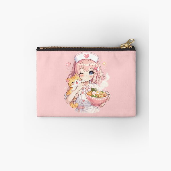 Item preview, Anime Nurse Loves Ramen Cat Funny Cute Kawaii Nurse Life Comfort Food Gift for Nurse Student Burnout Relief designed and sold by Im-Ara.