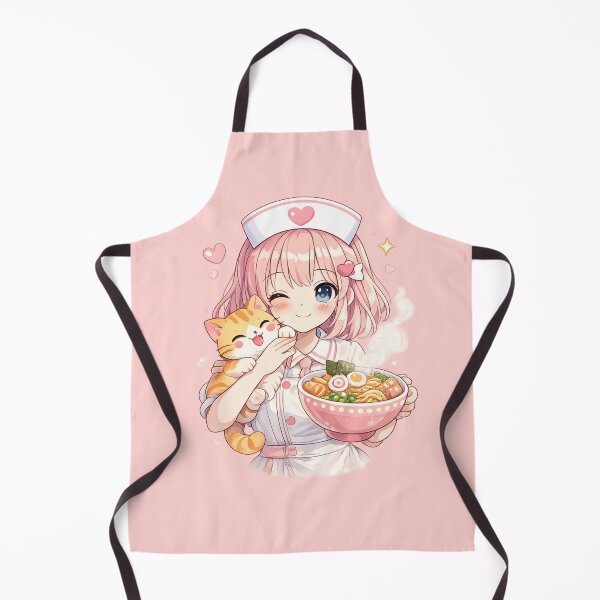 Item preview, Anime Nurse Loves Ramen Cat Funny Cute Kawaii Nurse Life Comfort Food Gift for Nurse Student Burnout Relief designed and sold by Im-Ara.