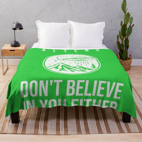 Item preview, Aliens Don't Believe in You Either - Light Grey designed and sold by VoglR.