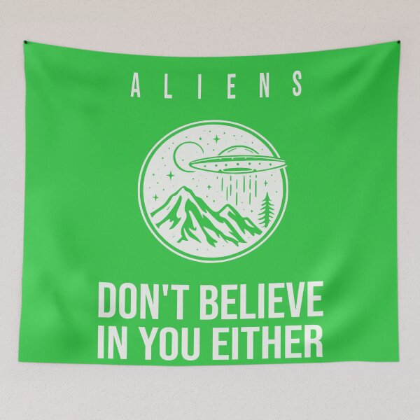 Item preview, Aliens Don't Believe in You Either - Light Grey designed and sold by VoglR.