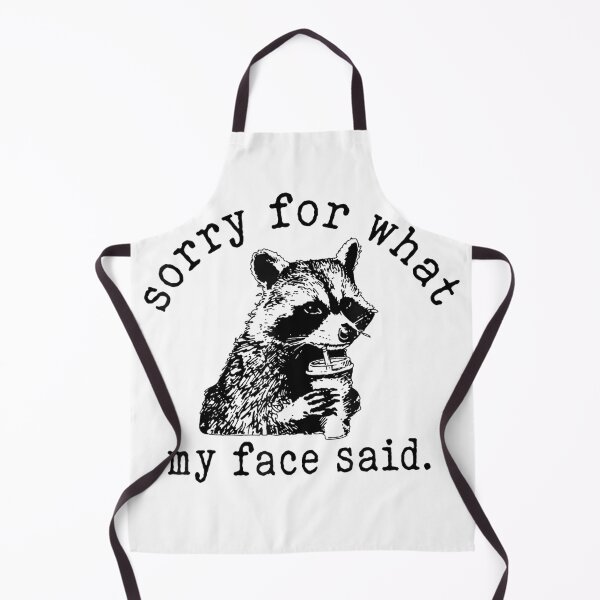 Item preview, Sorry for What My face Said Racoon Coffee designed and sold by FerminVigo.