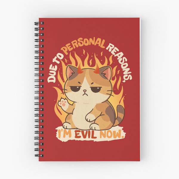 Item preview, Due to Personal Reasons I'm Evil Now - Funny Cat designed and sold by Lorena Tiana.