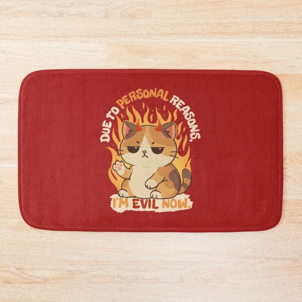Item preview, Due to Personal Reasons I'm Evil Now - Funny Cat designed and sold by Lorena Tiana.