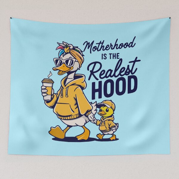 Item preview, Motherhood Is the Realest Hood — Duck Mom Mother's Day designed and sold by FrescoDesign.