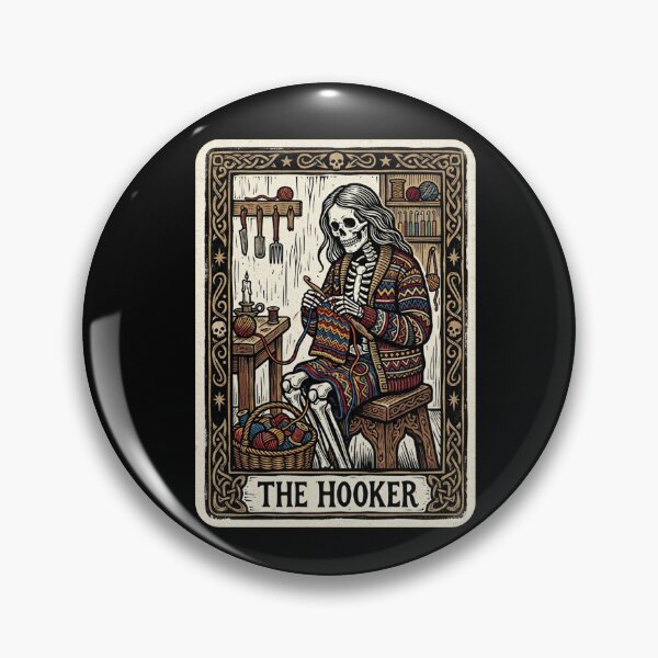 Item preview, Funny Crochet, The Hooker Tarot Card, Crochet Lover  designed and sold by Colorfulman.