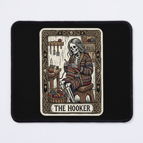 Item preview, Funny Crochet, The Hooker Tarot Card, Crochet Lover designed and sold by Colorfulman.