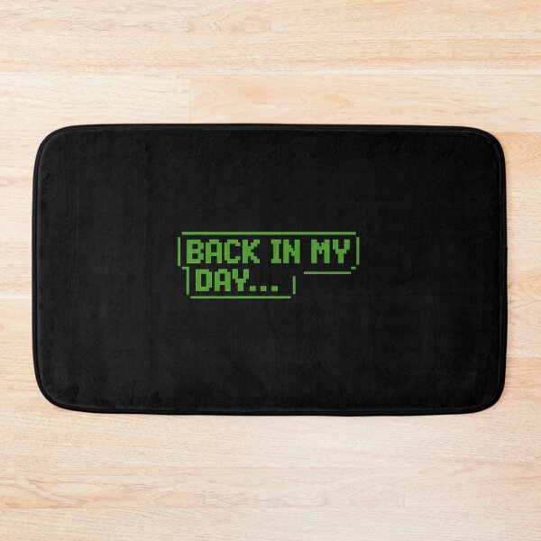 Item preview, Back In My Day Retro Pixel Computer Text Sticker designed and sold by FestivityFinds.