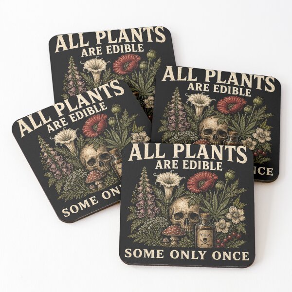Item preview, All Plants are Edible Some Only Once Funny Men Women designed and sold by will freed18.