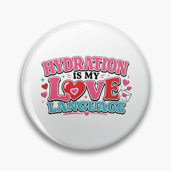 Item preview, Hydration Is My Love Language Cute Valentine Retro designed and sold by Fenay Designs.